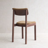 Noki Fabric Dining Chair | Walnut Frame - Auric