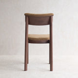 Noki Fabric Dining Chair | Walnut Frame - Auric