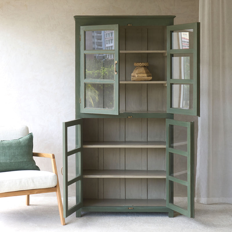 Vintage Extra Large Cabinet | Moss