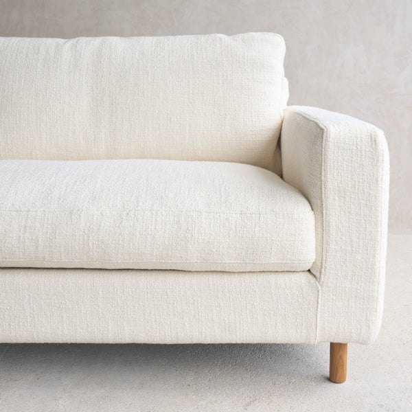 Ponte Fabric Sofa | 3 Seater - Panna Cotta (230cm)