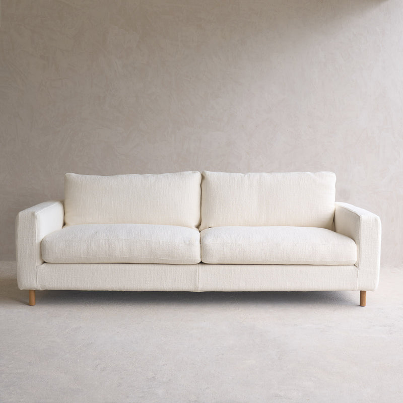 Ponte Fabric Sofa | 3 Seater - Panna Cotta (230cm)