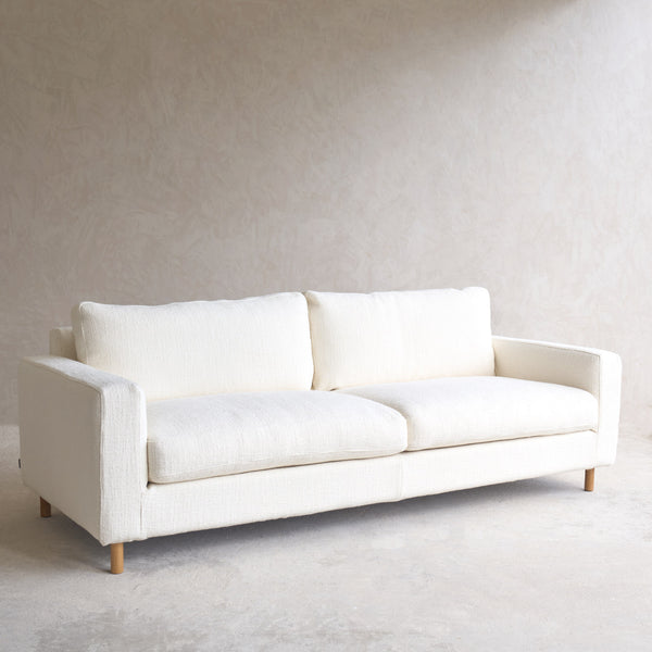 Ponte Fabric Sofa | 3 Seater - Panna Cotta (230cm)