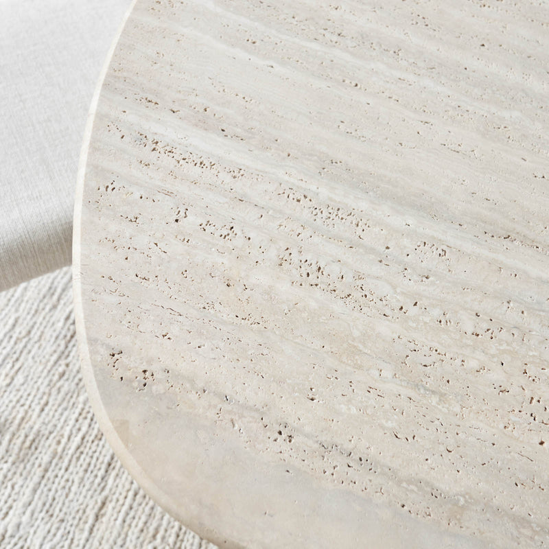 Tathra Dining Table | Travertine - Bespoke