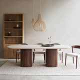 Tathra Dining Table | Travertine - Bespoke