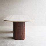 Tathra Dining Table | Travertine - Bespoke