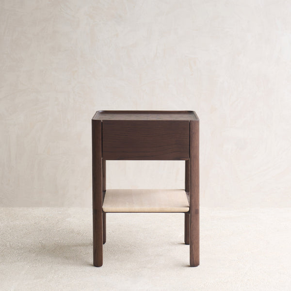 Tye Oak Nightstand | Espresso