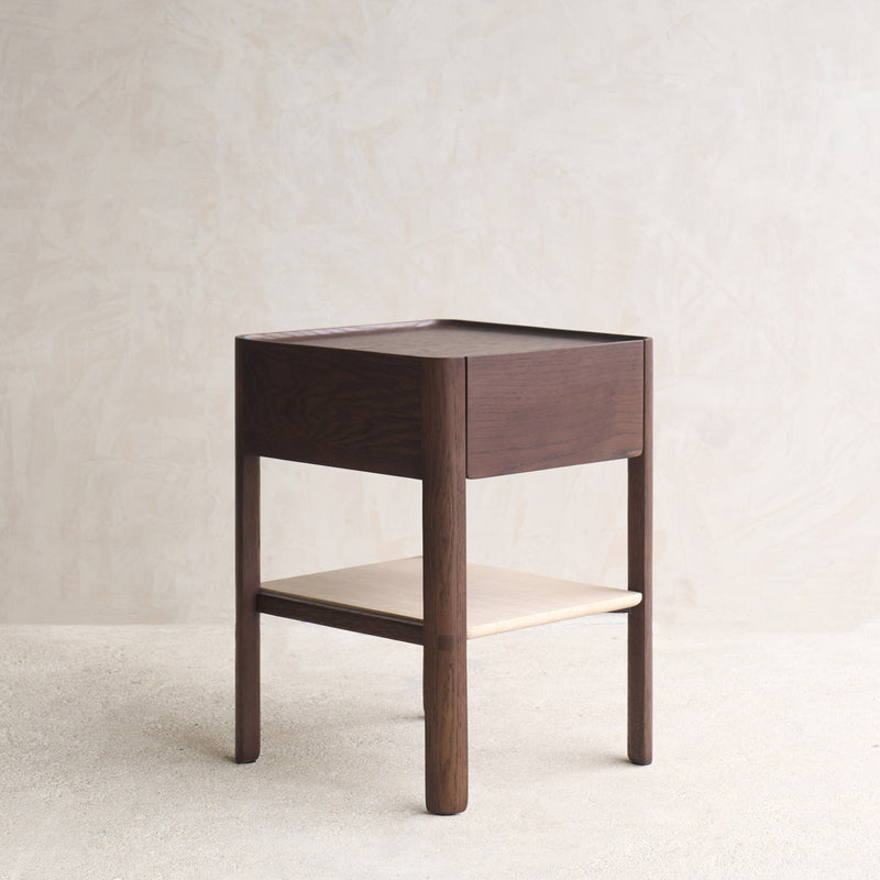 Tye Oak Nightstand | Espresso