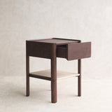 Tye Oak Nightstand | Espresso