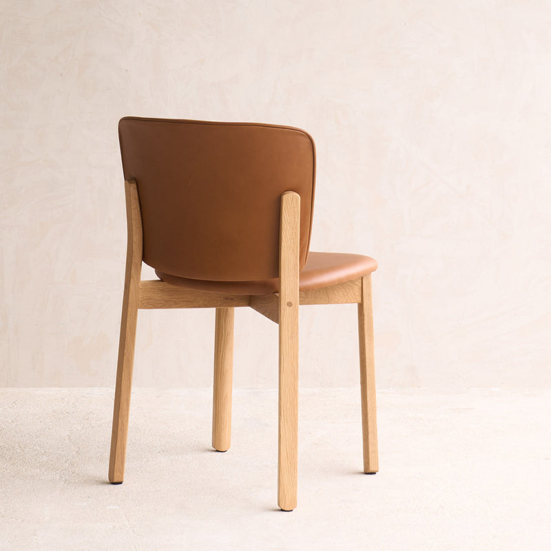 Pinta Dining Chair | Oak - Bespoke Leather