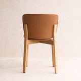 Pinta Dining Chair | Oak - Bespoke Leather