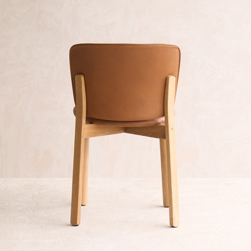 Pinta Dining Chair | Oak - Bespoke Leather