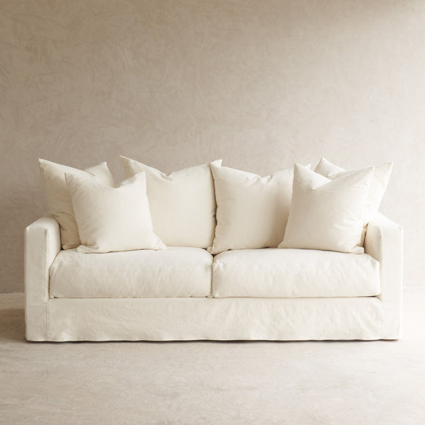 Sloopy Fabric Sofa | 2.5 & 3 Seater - Blanc