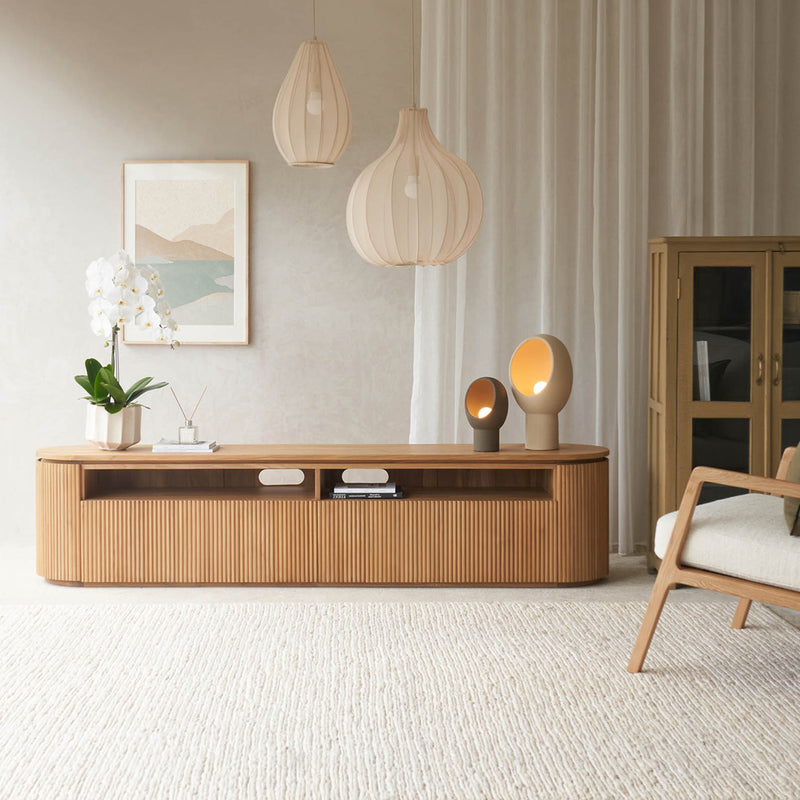 Moher TV Console | Teak - Natural