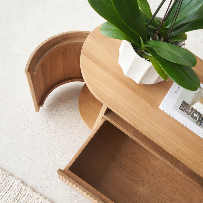 Moher TV Console | Teak - Natural