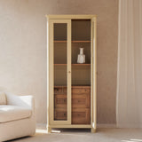 Norman Cabinet | 2 Glass Doors - Teak