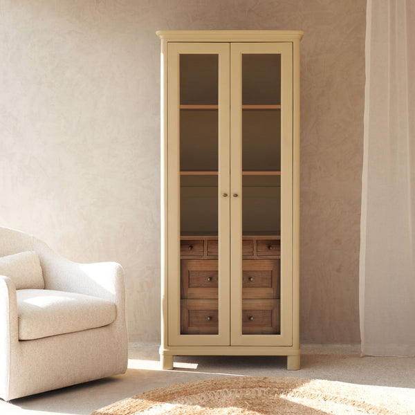 Norman Cabinet | 2 Glass Doors - Teak