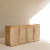 Rocco Rattan Sideboard | Teak (180cm)