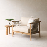 Leo Outdoor Lounge Chair | Linen (100cm)