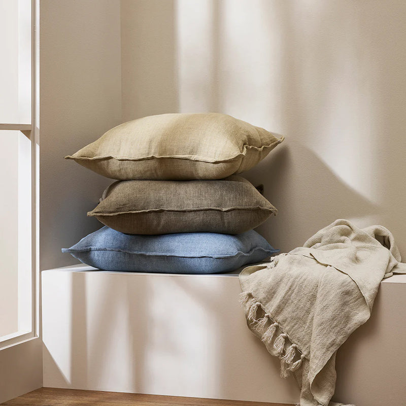 Cassia Cushion | Putty (55 x 55cm)