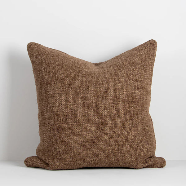 Cyprian Euro Cushion | Cocoa (60 x 60cm)