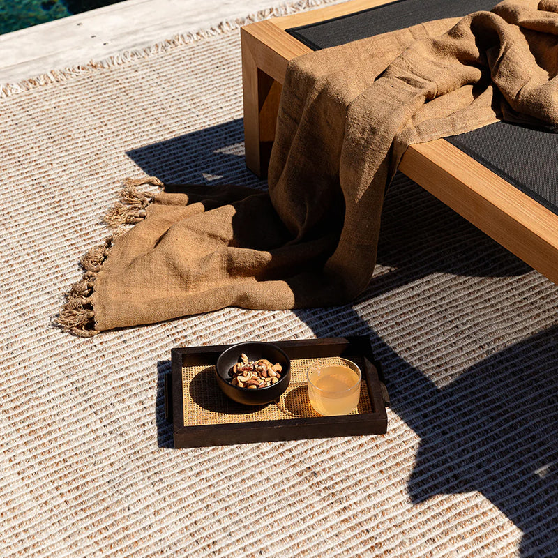 Rhodes Outdoor Floor Rug | Teak