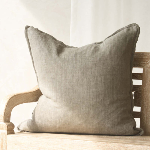 Cassia Cushion | Greige (55 x 55cm)