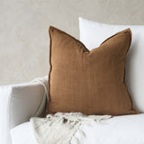 Flaxmill Cushion | Nutmeg (50 x 50cm)