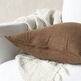 Flaxmill Cushion | Pecan (50 x 50cm)