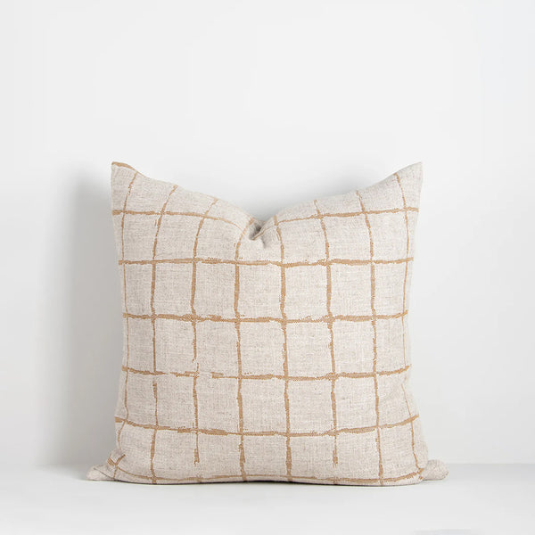 Harrison Cushion | Ochre (55 x 55cm)