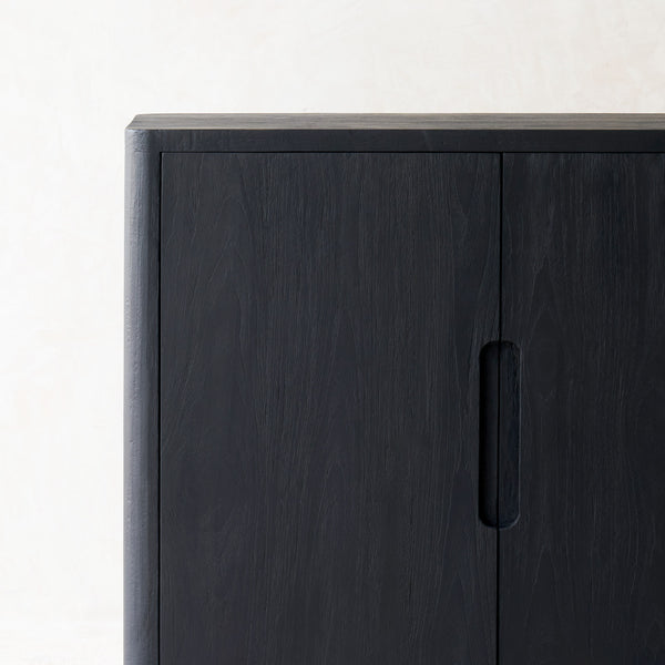 Java Sideboard | 2 Doors - Old Teak Black (100cm)