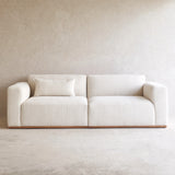 Komo Modular Sofa | 3 Seater - Alabaster (242cm)