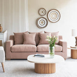 Pink Beccy 3 Seater Sofa