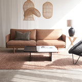 Pensive 2, 2.5 & 3.5 Seater Leather Sofa | Canyon