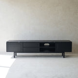 Yorke Oak TV Console | Black