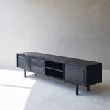 Yorke Oak TV Console | Black