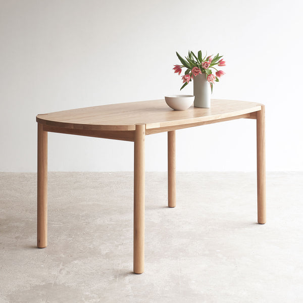 Cove Oak Dining Table from Sketch