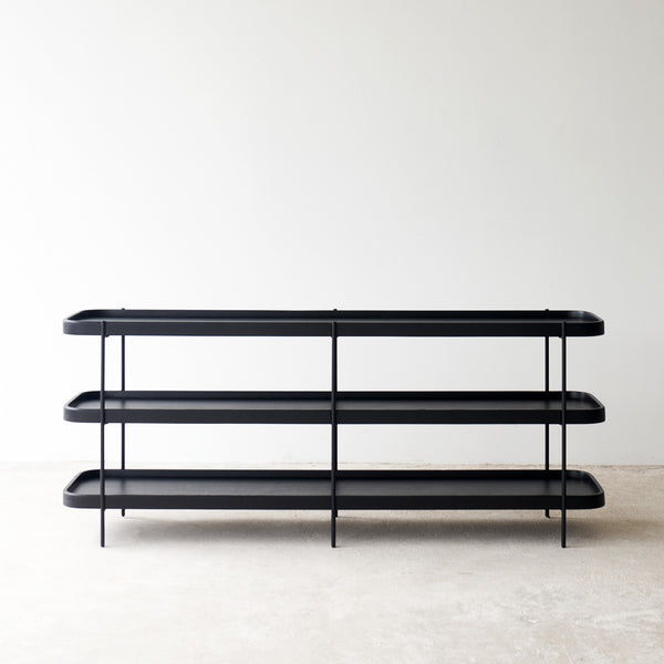 Humla Low Rack | Oak - Black