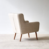 Nelly Fabric Armchair in Sand