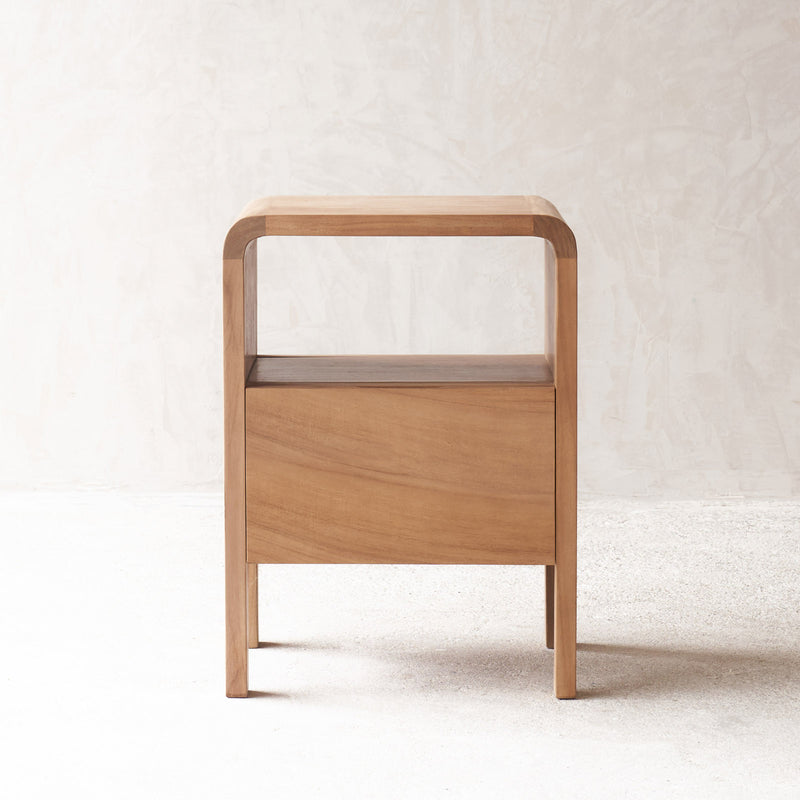 Tegan Bedside Table | Teak (55cm)