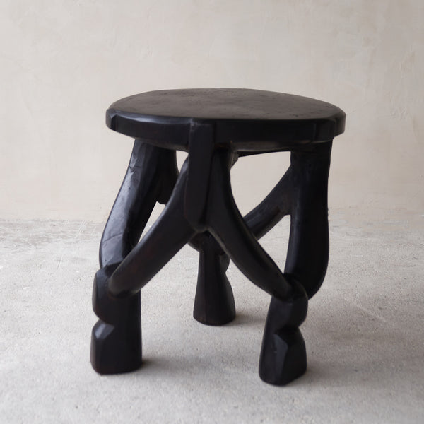 Hehe Stool, hand-carved from the Hehe natives of Tanzania. Style it as a decoration in any space as structural pieces. Available in different variations at $680