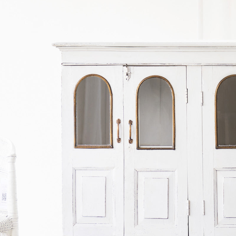 Vintage Sideboard with 3 Drawers | White