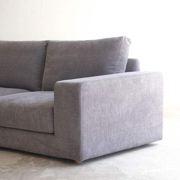 Sketch Hansen Corner Fabric Sofa in Weathered Grey from Originals Furniture Singapore