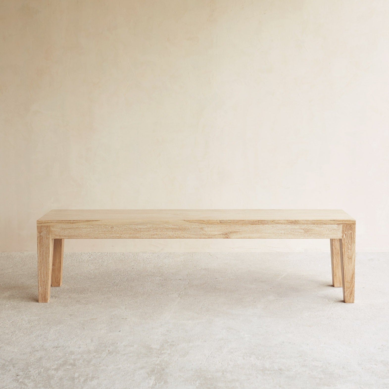 Catalina Dining Bench | Java Teak - Whitewash – Originals Furniture