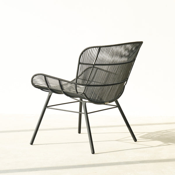 Rose Outdoor Lounge Chair Armchair in Lava Black from Originals Furniture Singapore