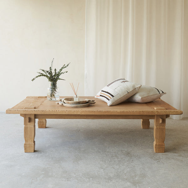 Balustrade salvaged deals wood console table